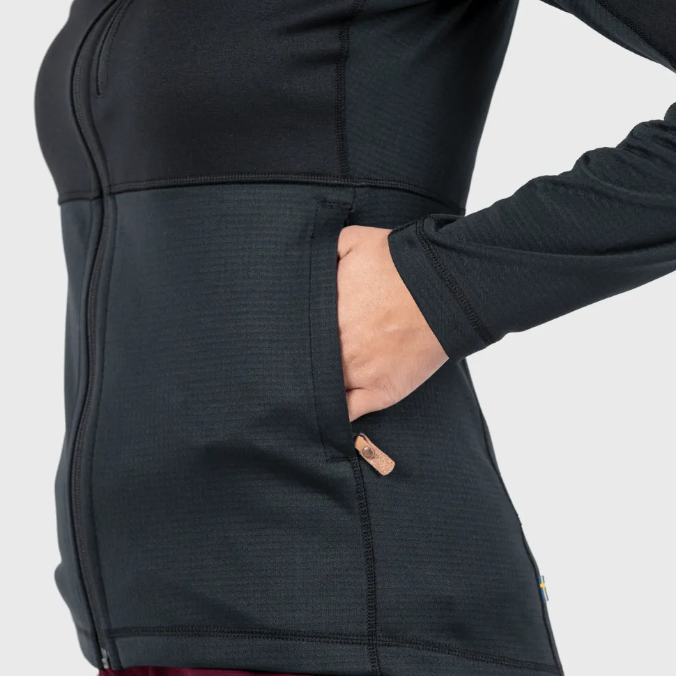 Fjällräven Women's Abisko Trail Fleece Dark Navy/Indigo Blue