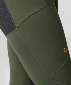Fjällräven Women's Abisko Trekking Tights HD Deep Forest