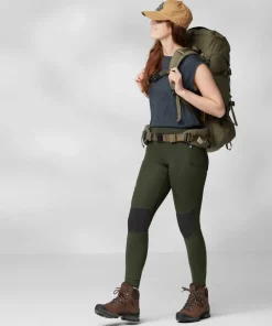 Fjällräven Women's Abisko Trekking Tights HD Mountain Blue
