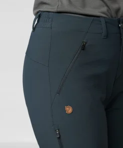 Fjällräven Women's Abisko Trail Stretch Trousers Deep Forest