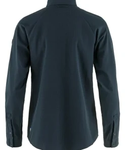 Fjällräven Women's Abisko Trekking Shirt Dark Navy