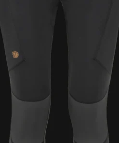 Fjällräven Women's Abisko Trekking Tights Pro Black/Iron Grey