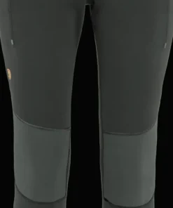 Fjällräven Women's Abisko Värm Trekking Tights Black-Iron Grey