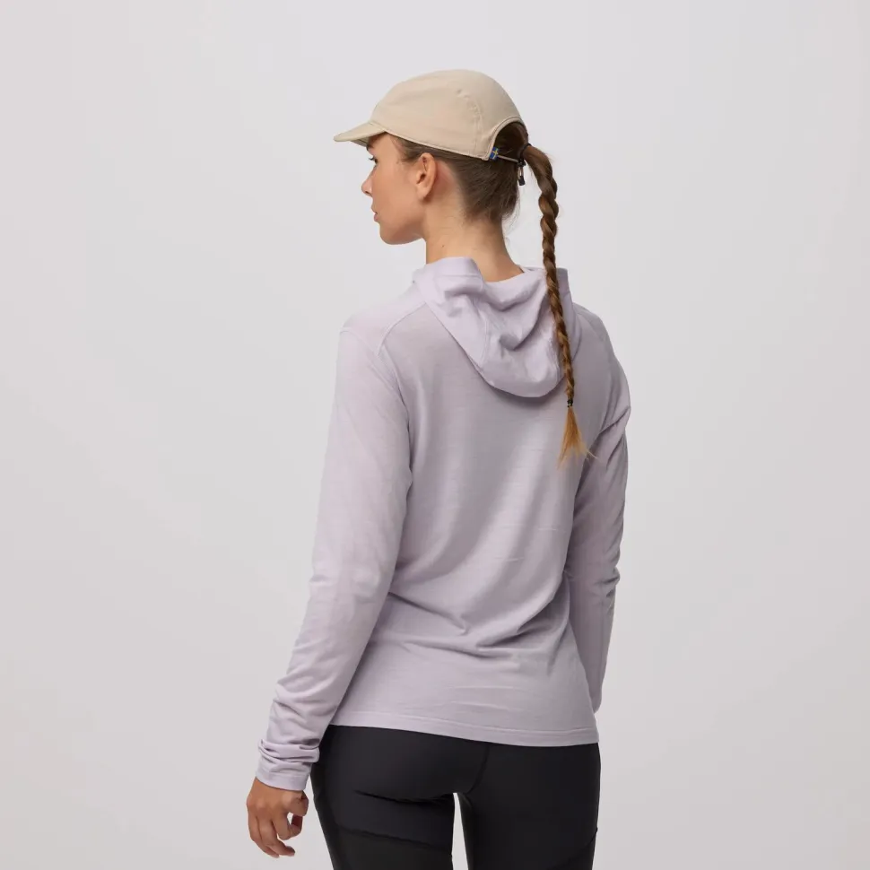 Fjällräven Women's Abisko Wool Hoodie Lavender Mist