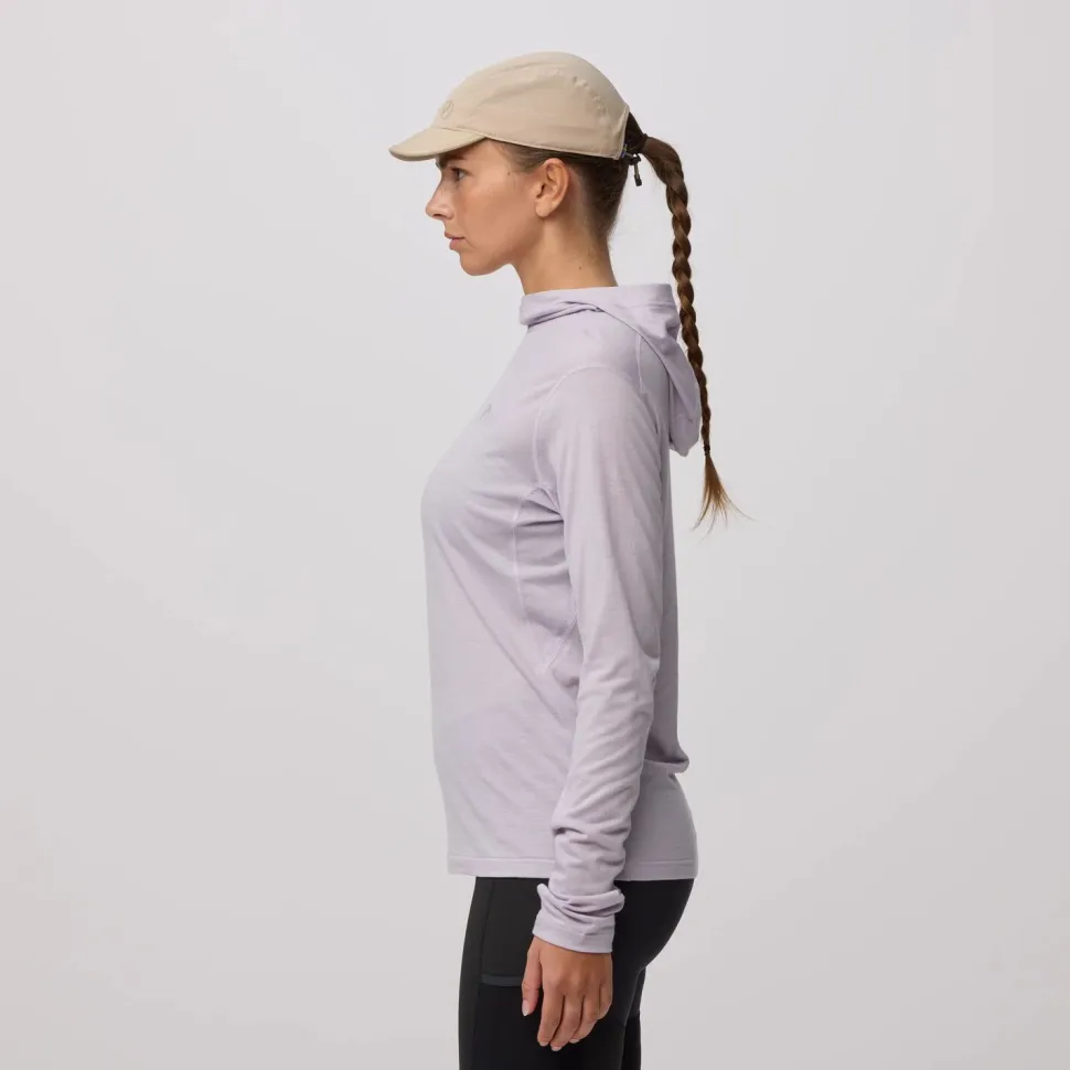 Fjällräven Women's Abisko Wool Hoodie Lavender Mist