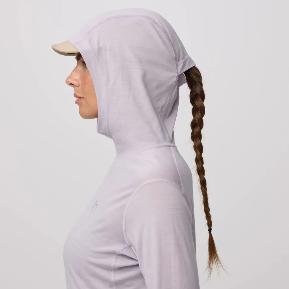 Fjällräven Women's Abisko Wool Hoodie Lavender Mist