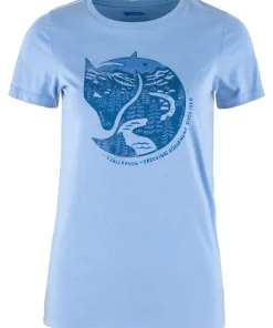 Fjällräven Women's Arctic Fox Print T-shirt Ultramarine