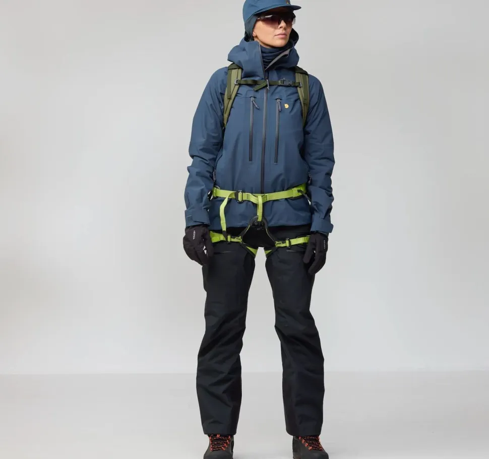 Fjällräven Women's Bergtagen GORE-TEX Pro Trousers Mountain Blue
