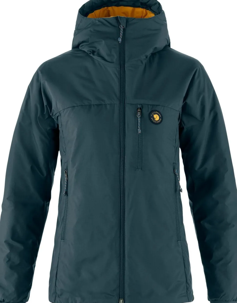 Fjällräven Women's Bergtagen 60 Insulation Jacket Mountain Blue-mustard Yellow