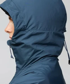 Fjällräven Women's Bergtagen 60 Insulation Jacket Mountain Blue-mustard Yellow
