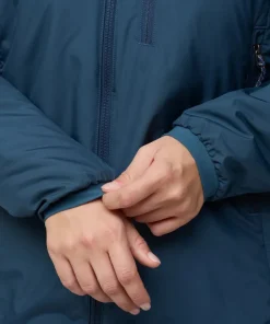 Fjällräven Women's Bergtagen 60 Insulation Jacket Mountain Blue-mustard Yellow