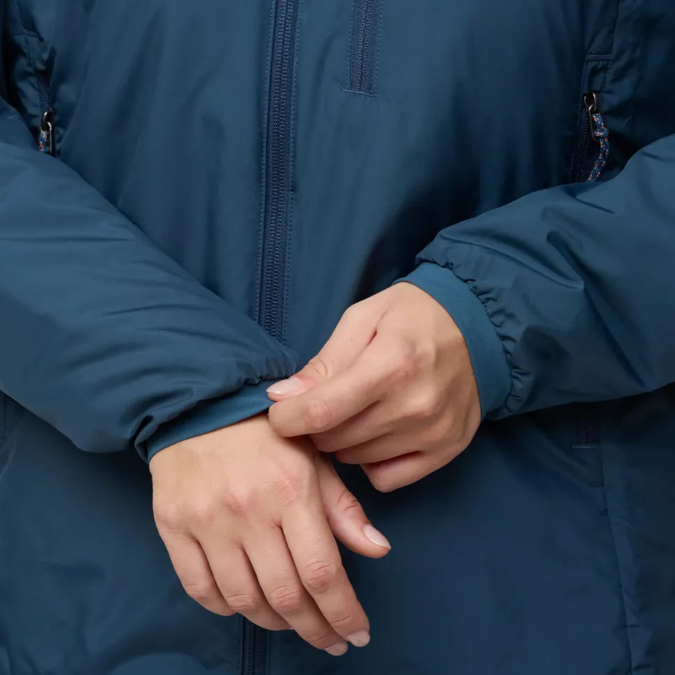 Fjällräven Women's Bergtagen 60 Insulation Jacket Mountain Blue-mustard Yellow