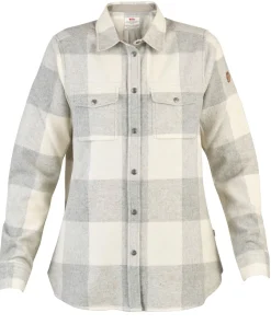 Fjällräven Women's Canada Shirt Longsleeve Fog/Chalk White