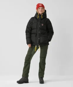 Fjällräven Women's Expedition Down Lite Jacket Flame Orange-Un Blue