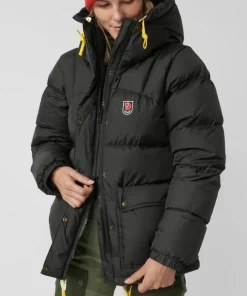 Fjällräven Women's Expedition Down Lite Jacket Flame Orange-Un Blue