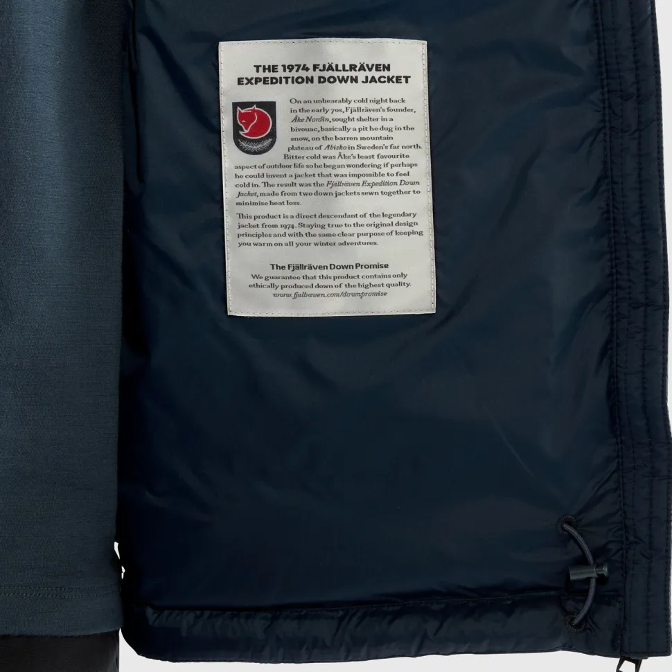 Fjällräven Women's Expedition Pack Down Hoodie Mustard Yellow