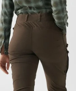 Fjällräven Women's Forest Hybrid Trousers Dark Olive