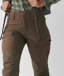 Fjällräven Women's Forest Hybrid Trousers Dark Olive