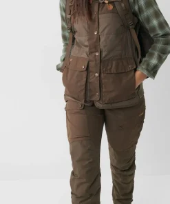 Fjällräven Women's Forest Wool Padded Vest Dark Olive