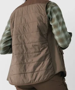 Fjällräven Women's Forest Wool Padded Vest Dark Olive
