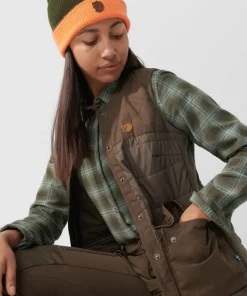 Fjällräven Women's Forest Wool Padded Vest Dark Olive