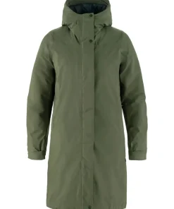 Fjällräven Women's Hc Hydratic Padded Parka Laurel Green