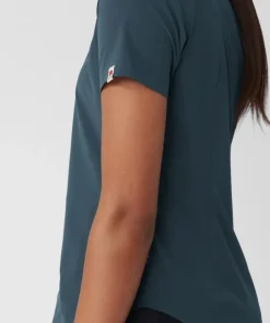 Fjällräven Women's High Coast Lite Shirt Short Sleeve Navy