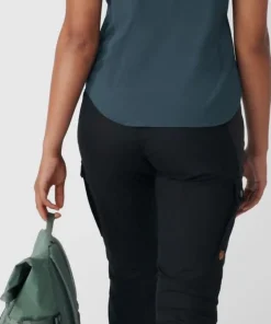 Fjällräven Women's High Coast Lite Shirt Short Sleeve Navy