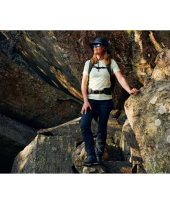 Fjällräven Women's Kaipak Trousers Curved Dark Navy