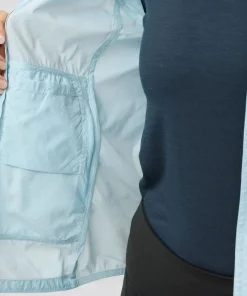 Fjällräven Women's Keb Lätt Wind Jacket Mountain Blue