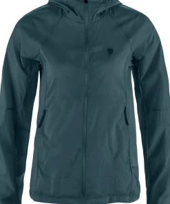 Fjällräven Women's Keb Lätt Wind Jacket Mountain Blue