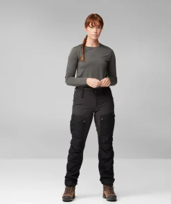 Fjällräven Women's Keb Trousers Curved Timber Brown-Chestnut
