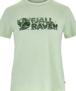 Fjällräven Women's Lush Logo T-Shirt Soft Jade