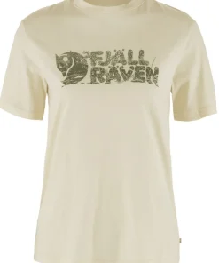 Fjällräven Women's Lush Logo T-Shirt Chalk White