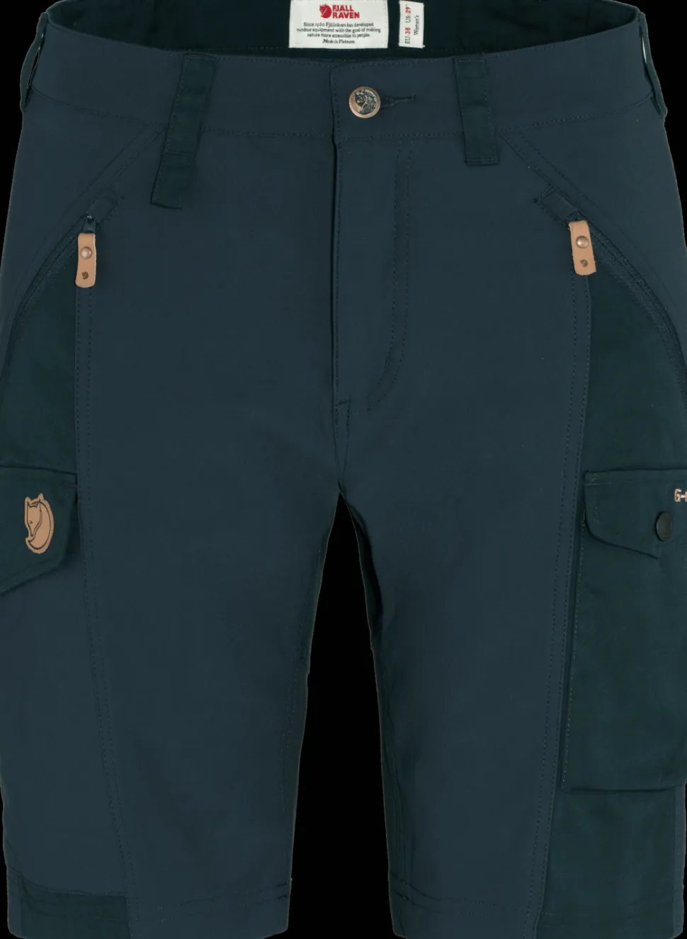 Fjällräven Women's Nikka Shorts Curved Dark Navy