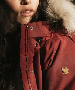 Fjällräven Women's Nuuk Lite Parka Bordeaux Red