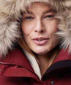 Fjällräven Women's Nuuk Lite Parka Bordeaux Red
