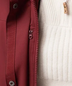 Fjällräven Women's Nuuk Lite Parka Bordeaux Red