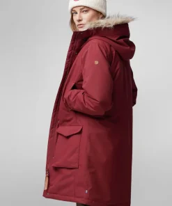 Fjällräven Women's Nuuk Lite Parka Bordeaux Red