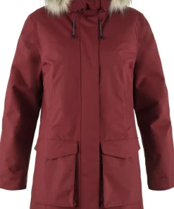 Fjällräven Women's Nuuk Lite Parka Bordeaux Red