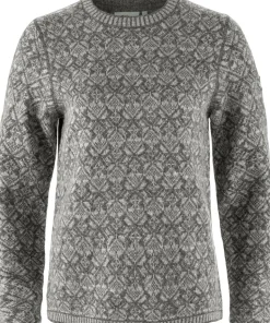 Fjällräven Women's Snow Round Neck Sweater Grey
