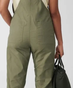 Fjällräven Women's Vardag Dungaree Trousers Green