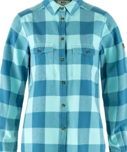 Fjällräven Women's Övik Heavy Flannel Shirt Dawn Blue-breeze Blue