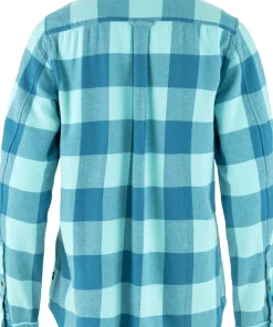 Fjällräven Women's Övik Heavy Flannel Shirt Dawn Blue-breeze Blue