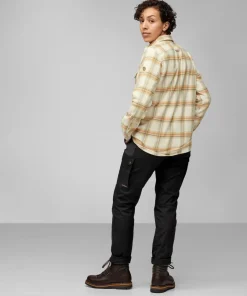 Fjällräven Women's Övik Heavy Flannel Shirt Dawn Blue-breeze Blue