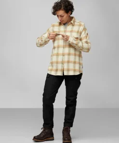 Fjällräven Women's Övik Heavy Flannel Shirt Dawn Blue-breeze Blue