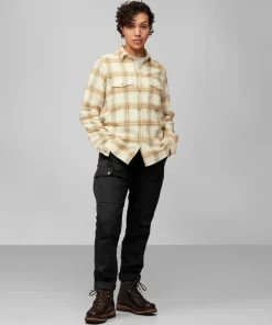 Fjällräven Women's Övik Heavy Flannel Shirt Dawn Blue-breeze Blue