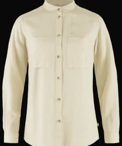 Fjällräven Women's Övik Hemp Shirt Long Sleeve Chalk White