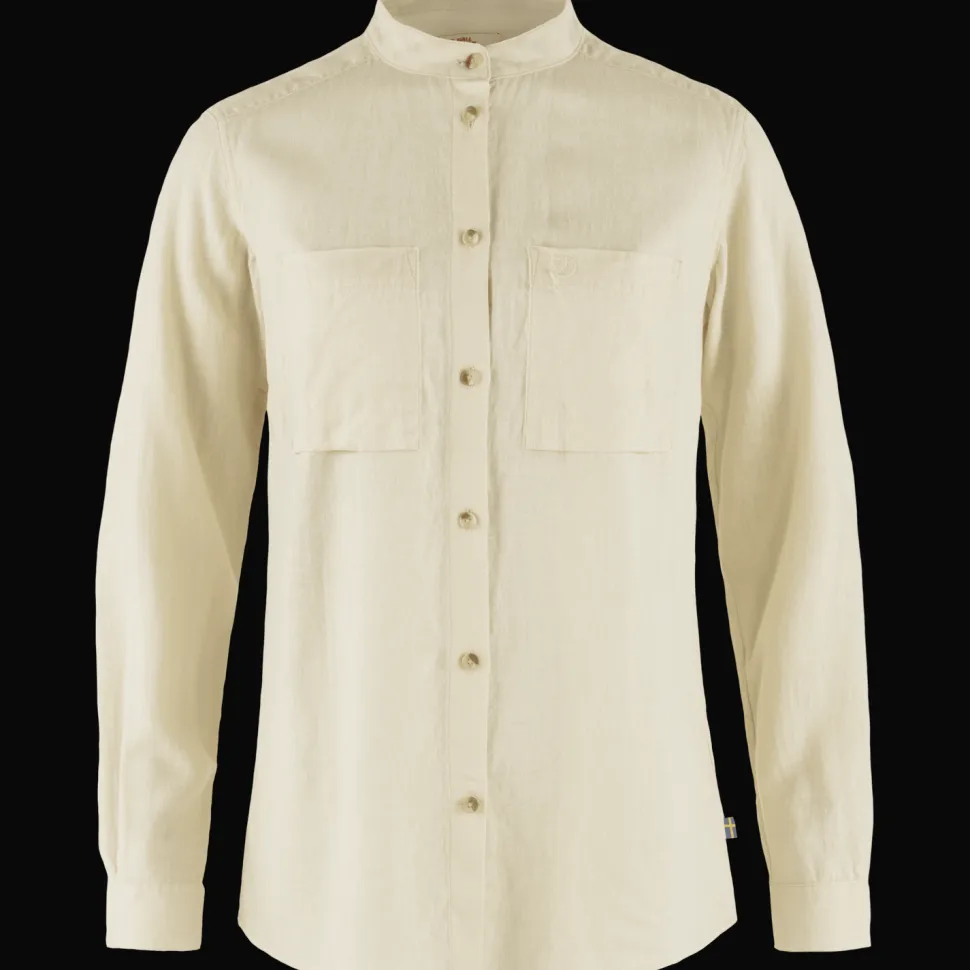 Fjällräven Women's Övik Hemp Shirt Long Sleeve Chalk White