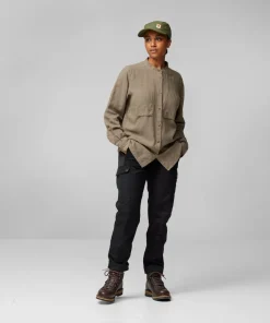 Fjällräven Women's Övik Hemp Shirt Long Sleeve Chalk White